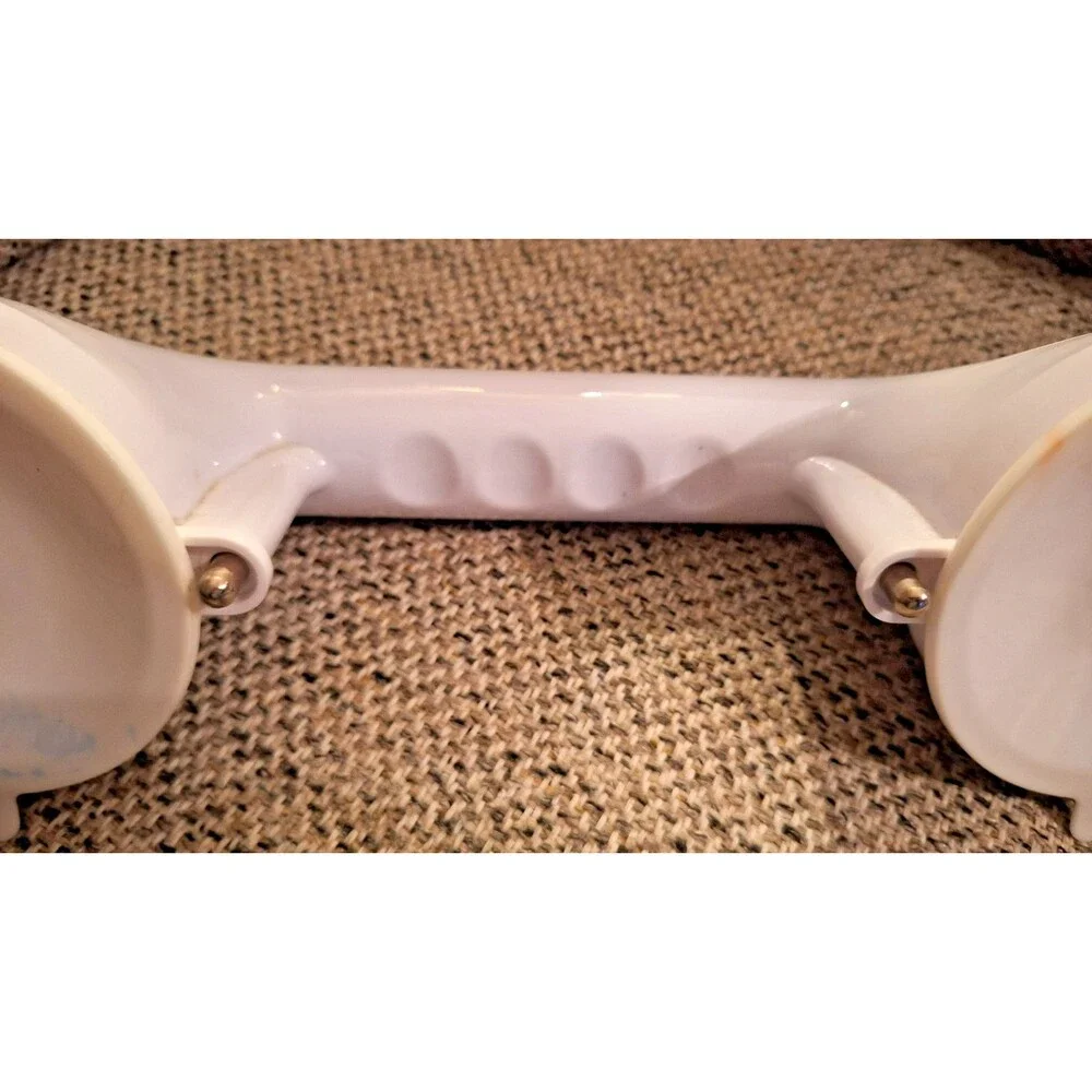 Carex Suction Shower Grab Bar – 12” Ultra Grip Shower Handle - Dual Locking Grab